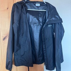 Columbia Men's Black Raincoat